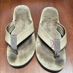 Rainbow Women's Tan Flip-Flop Sandals